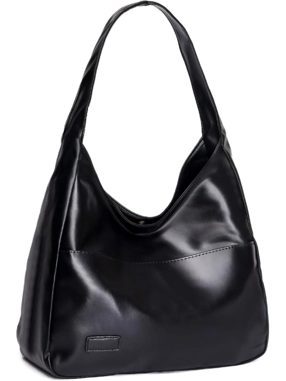 Vegan Leather Hobo Bags for Women Slouchy Tote Bags Retro Shoulder Handbag for S